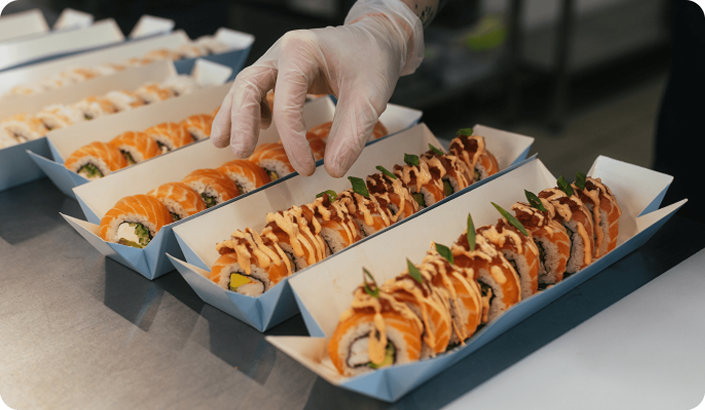 კურიერი Sushi Icons